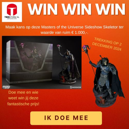 Deelname aan de Masters of the Universe Sideshow Skeletor Statue Actie