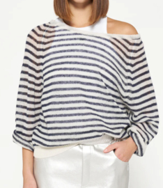 Thin knit sweater stripe 10Days
