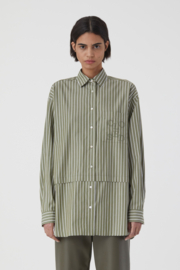 Long stripe blouse CLOSED