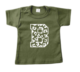 Shirt initial (leopard)
