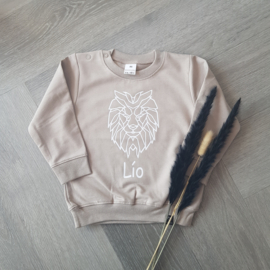 Sweater leeuw geo