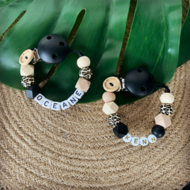 LIMITED EDITION - Leopard nude black