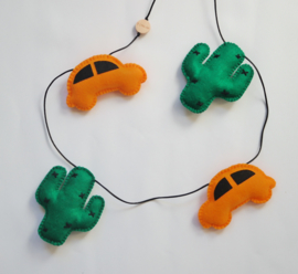 Slinger auto/cactus (groen/oker)