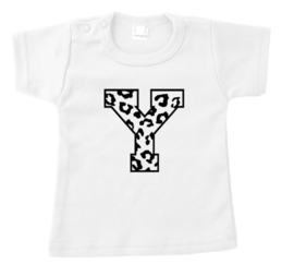Shirt initial (leopard)