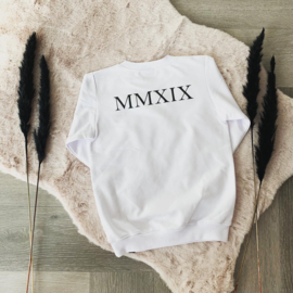 Geboortejaar sweater