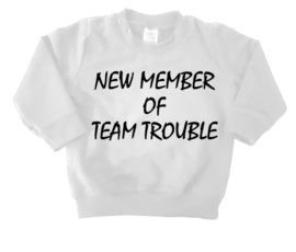 Sweater New member of team trouble