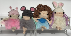 Set van Hoppie, Florelle, Yarah en Mia