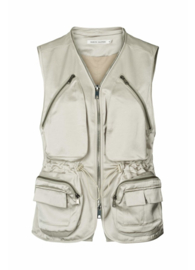 Techno drape vest
