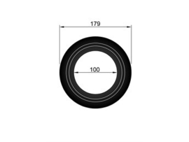 Pellet rozet  Ø 100 mm/179 mm