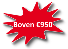 Orders pakketten en pellets boven 950 euro