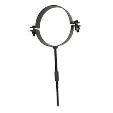 2mm 125mm beugel gelast - zwart