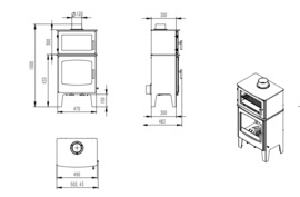 CASIPLE TC-Z0819L hoog (without oven)