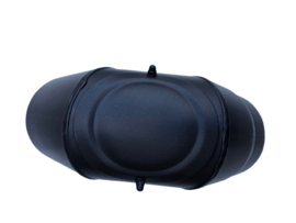 2 MM Ø 150 mm kachelpijp bocht 90º met luik - zwart