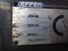 Scania P340, Año 2007, Grua Effer 470-6S