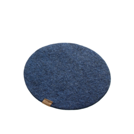 Onderzetter Zero Waste wool blauw 24 cm