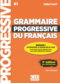 Grammaire progressive du français - Niveau débutant - 3ème édition - Livre + CD + Livre-web 100% interactif