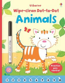 Wipe-clean dot-to-dot animals