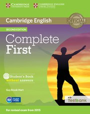 Complete First Second edition Student's Book without answers with CD-ROM with Testbank