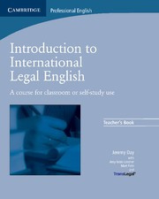 Introduction to International Legal English Teacher's Book