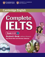 Complete IELTS Bands5-6.5B2 Student's Book without answers with CD-ROM