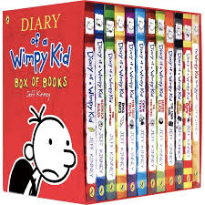 Diary of a Wimpy Kid by Jeff Kinney 12 Books Collection Box