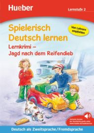 Lernkrimi – Jagd nach dem Reifendieb Buch met MP3-Download