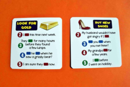 MIXED TENSES CARDS LEVEL B1 / B2