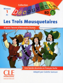 BD Les trois Mousquetaires - Niveau 1-A1 - Lecture Découverte - Livre + CD