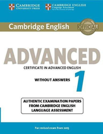 Cambridge English Advanced 1 Student's Book without answers