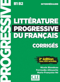 Littérature progressive du français - Niveau intermédiaire - Corrigés - 2ème édition - Nouvelle couverture