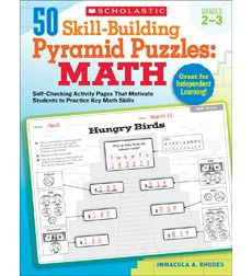 50 Skill-Building Pyramid Puzzles: Math: Grades 2-3