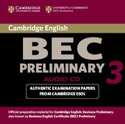 Cambridge BEC 3 Preliminary Audio CD