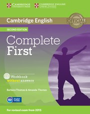 Complete First Second edition Workbook without answers with Audio CD