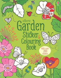 Garden sticker and colouring book