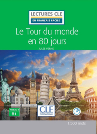 Le tour du Monde en 80 jours - Niveau 3/B1 - Lectures CLE en Français facile - Livre - 2ème édition