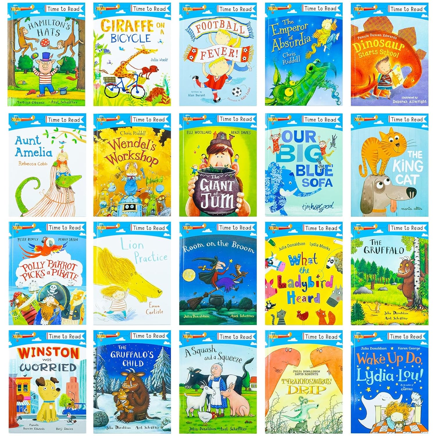 Time To Read Collection 20 Books Set