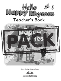 HELLO HAPPY RHYMES TEACHER'S PACK 1 (DVD PAL)