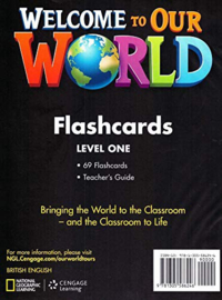 Welcome To Our World 1 Flashcards Set