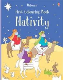 First colouring book: Nativity