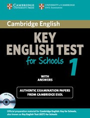 Cambridge Key English Test for Schools 1 Self-study Pack (Student's Book with answers and Audio CD)