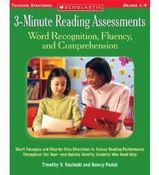 3-Minute Reading Assessments: Word Recognition, Fluency, and Comprehension: Grades 1-4
