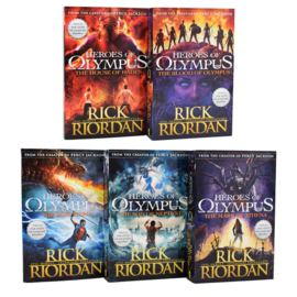 Heroes of Olympus By Rick Riordan Complete Collection 5 Books Set