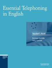 Essential Telephoning in English Teacher's Book