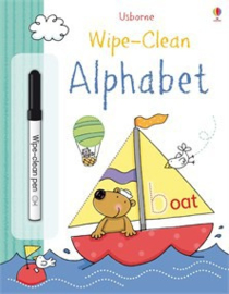 Wipe-clean alphabet