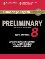 Cambridge English Preliminary 8 Student's Book with answers