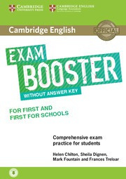 Cambridge English Exam Boosters Booster for First and First for Schools Student’s Book without Answer Key with Audio