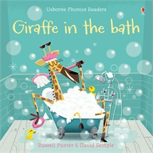 Giraffe in the bath