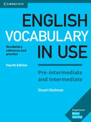 English Vocabulary in Use Pre-intermediate and Intermediate Fourth edition Book with answers