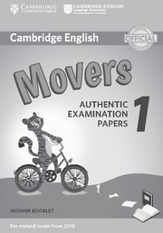 Cambridge English Young Learners 1 Movers Answer Booklet