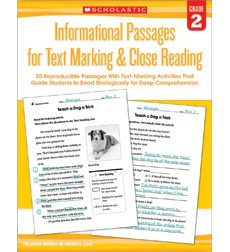 Informational Passages for Text Marking  Close Reading: Grade 2